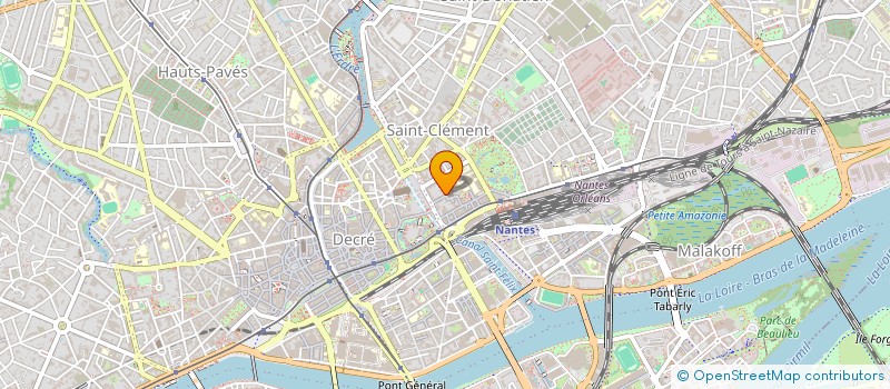 localisation de l'entreprise LES PETITS PINCEAUX NANTAIS  NANTES