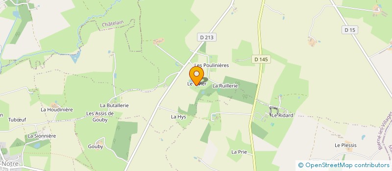 localisation de l'entreprise LES PETITS PINSONS  BIERNE-LES-VILLAGES