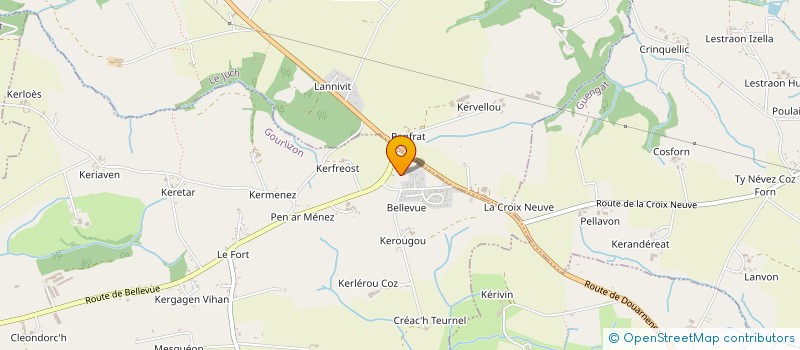 localisation de l'entreprise LES PETITS PLAISIRS  GOURLIZON