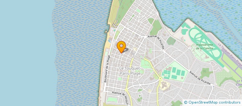 localisation de l'entreprise LES PETITS PLAISIRS ANGLAIS  LE TOUQUET-PARIS-PLAGE