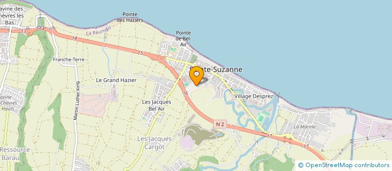 localisation de l'entreprise LES PETITS PLAISIRS DE YONA  SAINTE-SUZANNE