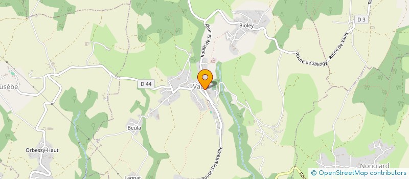 localisation de l'entreprise LES PETITS PLATS  VAULX