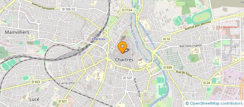 localisation de l'entreprise LES PETITS PLATS DANS LES GRANDS à CHARTRES