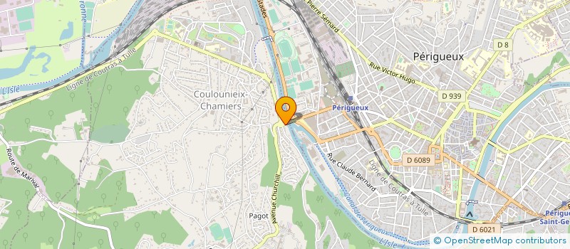 localisation de l'entreprise LES PETITS PLATS DE PAOLA  COULOUNIEIX CHAMIERS