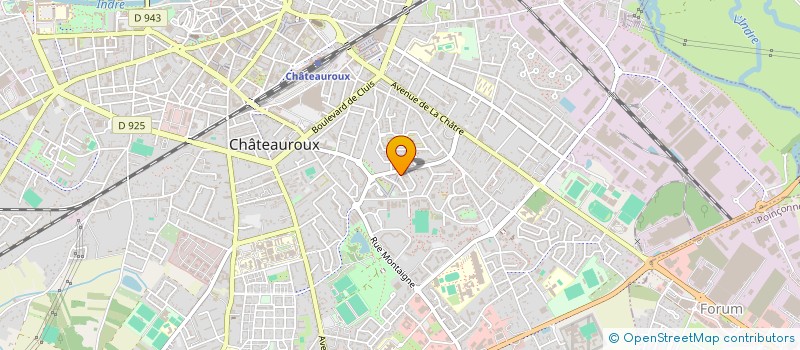 localisation de l'entreprise LES PETITS PLUS DE SAINT-JEAN / SAINT JACQUES à CHATEAUROUX