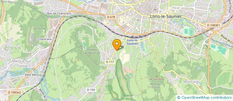 localisation de l'entreprise LES PETITS POINTS DE MARIJOU à LONS-LE-SAUNIER