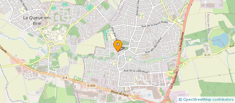 localisation de l'entreprise LES PETITS POIS à NANTEUIL-LES-MEAUX