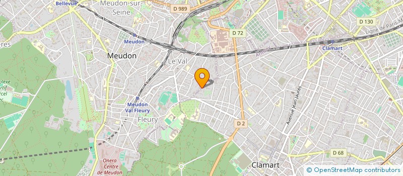 localisation de l'entreprise LES PETITS POIS SONT VERTS A CLAMART à CLAMART