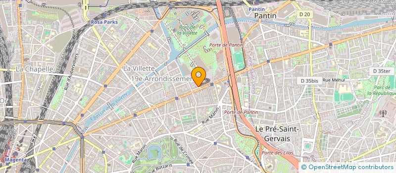 localisation de l'entreprise LES PETITS POISSONS ROUGES  PARIS