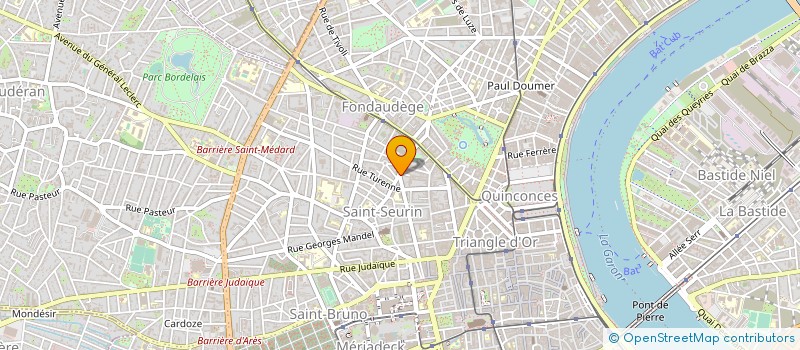 localisation de l'entreprise LES PETITS PONEYS à BORDEAUX
