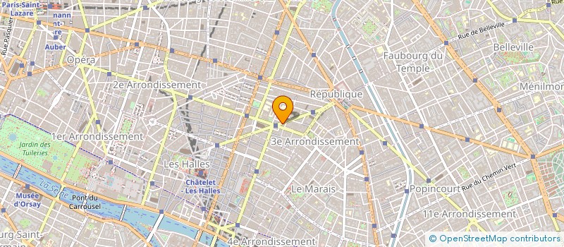 localisation de l'entreprise LES PETITS POTS D'ALICE à PARIS