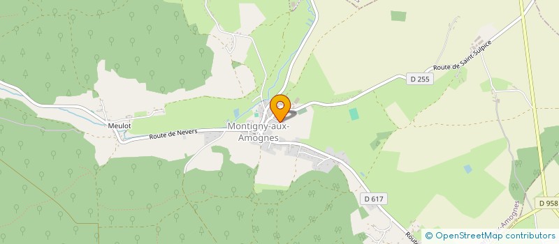 localisation de l'entreprise LES PETITS POUCES à MONTIGNY-AUX-AMOGNES