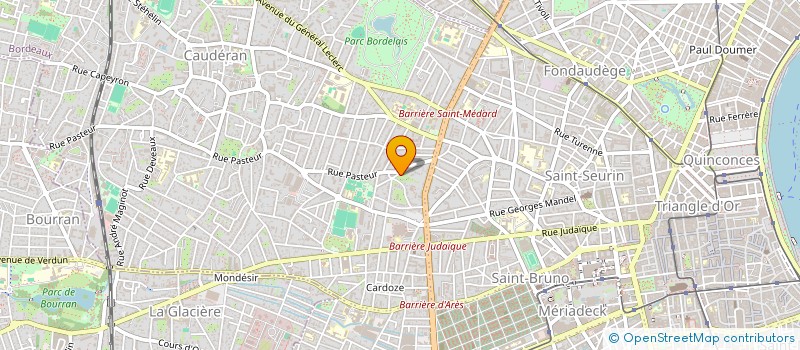 localisation de l'entreprise LES PETITS PRENEURS à BORDEAUX