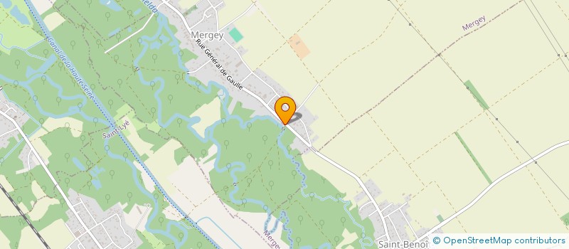 localisation de l'entreprise LES PETITS PRES  MERGEY