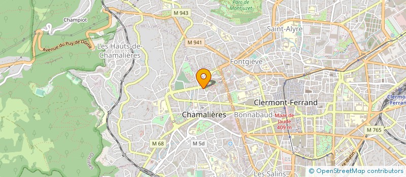 localisation de l'entreprise LES PETITS PRINCES à CHAMALIERES