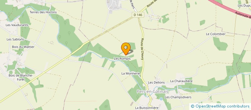 localisation de l'entreprise LES PETITS PRINCES à PERS-EN-GATINAIS