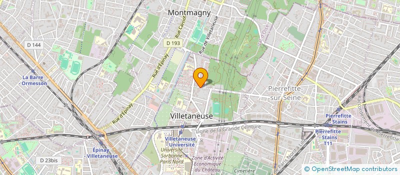 localisation de l'entreprise LES PETITS PRODIGES à VILLETANEUSE