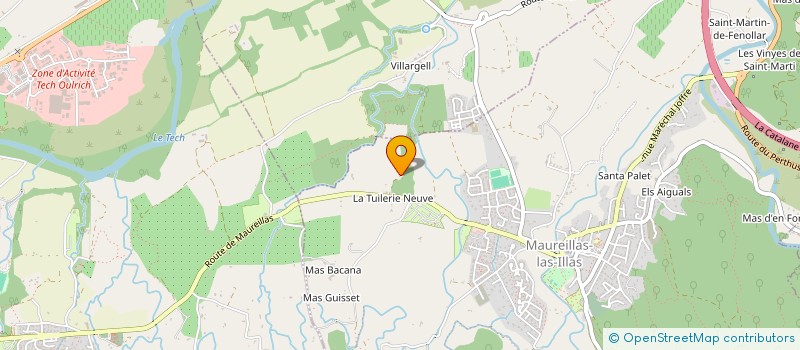 localisation de l'entreprise LES PETITS RENARDS  MAUREILLAS-LAS-ILLAS