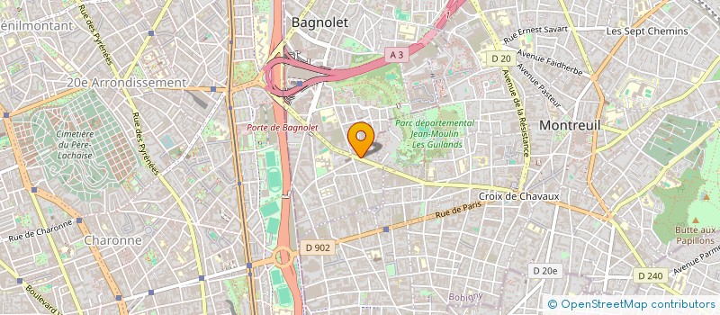 localisation de l'entreprise LES PETITS RENOVATEURS à BAGNOLET
