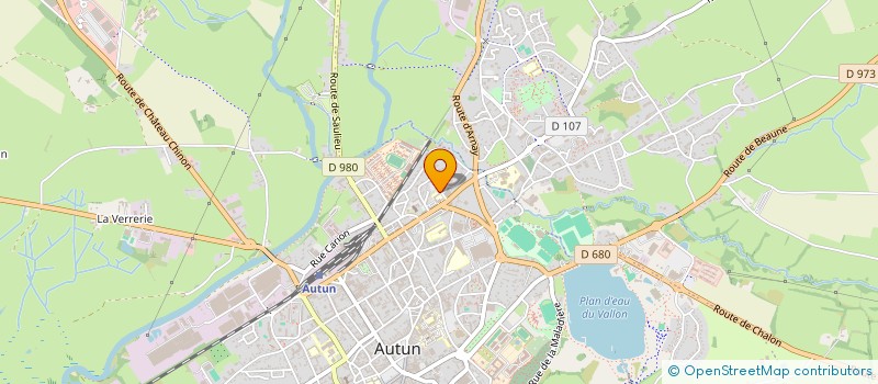 localisation de l'entreprise LES PETITS ROLINS  AUTUN
