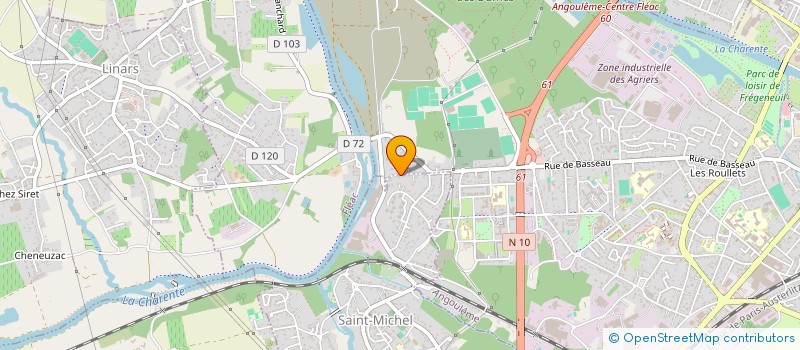 localisation de l'entreprise LES PETITS RONCOIS à ANGOULEME