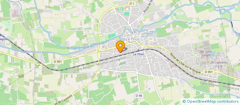 localisation de l'entreprise LES PETITS ROY  LE THOR