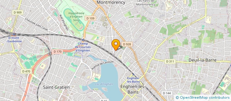 localisation de l'entreprise LES PETITS ROYS à ENGHIEN-LES-BAINS