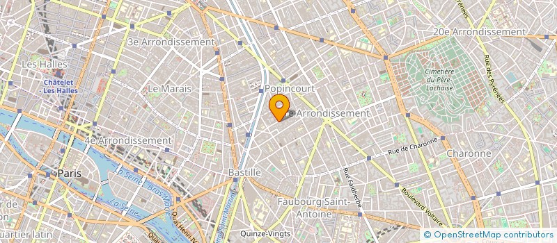 localisation de l'entreprise LES PETITS RUISSEAUX  PARIS