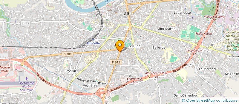 localisation de l'entreprise LES PETITS RUISSEAUX à ALBI