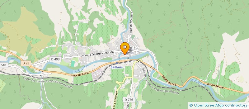 localisation de l'entreprise LES PETITS RUISSEAUX  ALLEX