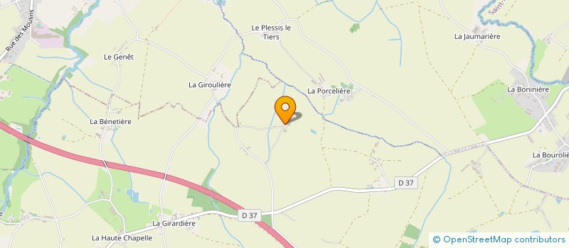 localisation de l'entreprise LES PETITS RUISSEAUX  CHAUCHE