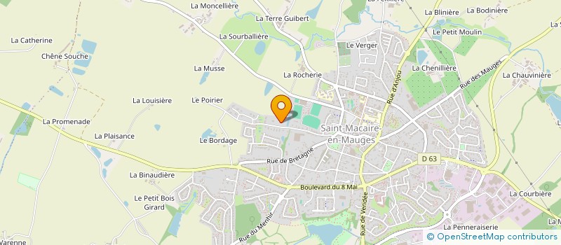 localisation de l'entreprise LES PETITS RUISSEAUX - COLLECTIF POUR UNE TRANSITION CITOYENNE, ECOLOGIQUE ET LOCALE à SEVREMOINE