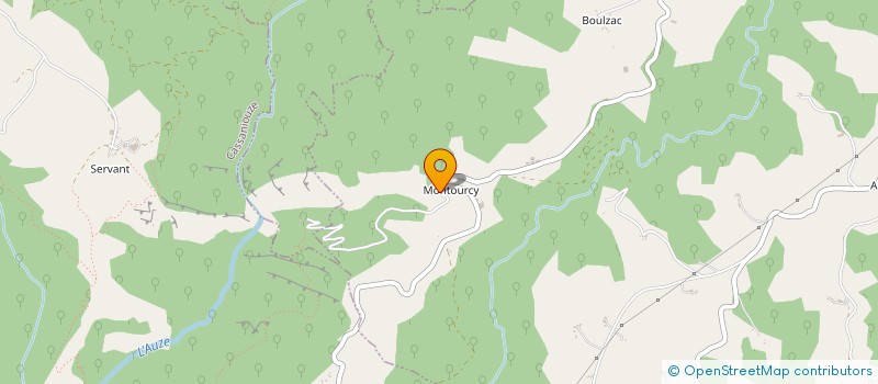 localisation de l'entreprise LES PETITS RUISSEAUX VERTS à JUNHAC