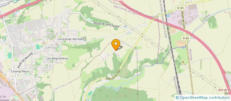 localisation de l'entreprise LES PETITS SABOTS  NEUVILLE-SUR-SAONE