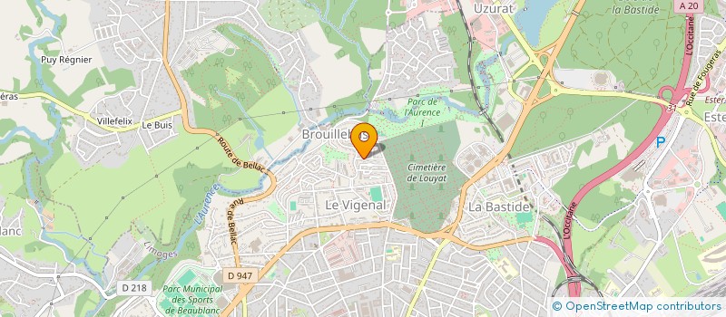 localisation de l'entreprise LES PETITS SAINT-MANDEENS à LIMOGES
