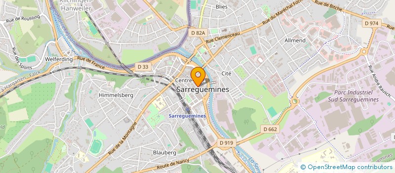 localisation de l'entreprise LES PETITS SARREGUEMINOIS à SARREGUEMINES