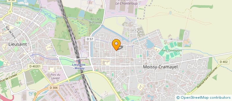localisation de l'entreprise LES PETITS SCRABBOUILLARDS à MOISSY-CRAMAYEL