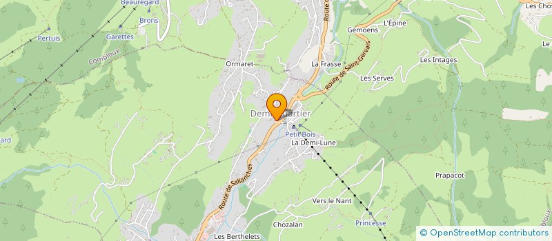 localisation de l'entreprise LES PETITS SEIGNEUR  DEMI-QUARTIER