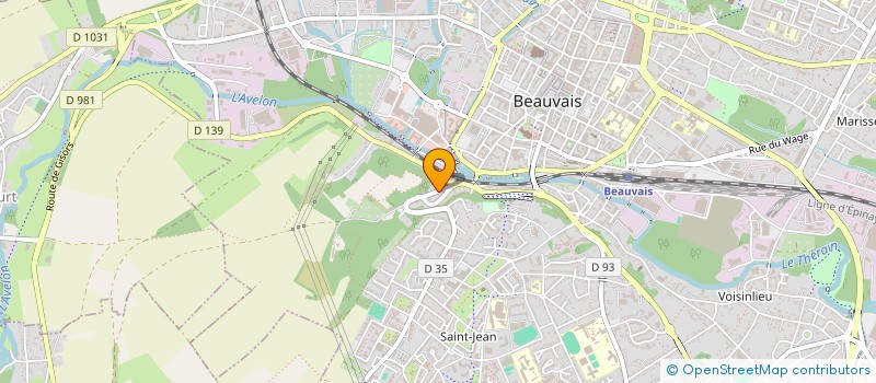 localisation de l'entreprise LES PETITS SERVICES  BEAUVAIS