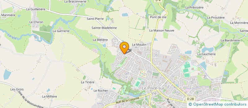 localisation de l'entreprise LES PETITS SOLEILS  LE POIRE-SUR-VIE