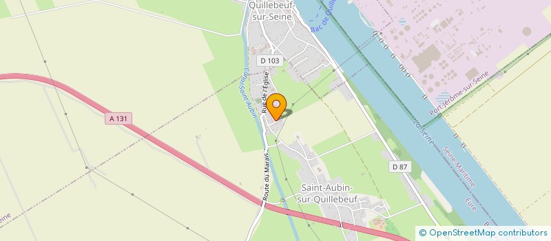 localisation de l'entreprise LES PETITS TALENTS  SAINT-AUBIN-SUR-QUILLEBEUF
