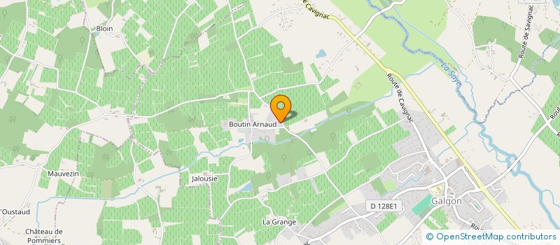 localisation de l'entreprise LES PETITS TOITS  GALGON