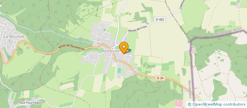 localisation de l'entreprise LES PETITS TOURNESOLS  ABBEVILLERS