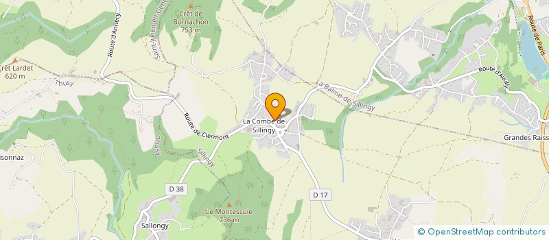 localisation de l'entreprise LES PETITS TOUTS  SILLINGY