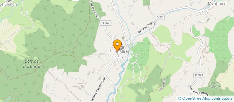 localisation de l'entreprise LES PETITS TRAVAUX DE JEN  SAINT-MICHEL-SUR-SAVASSE