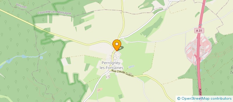 localisation de l'entreprise LES PETITS TRAVAUX DE XAV à PERROGNEY-LES-FONTAINES