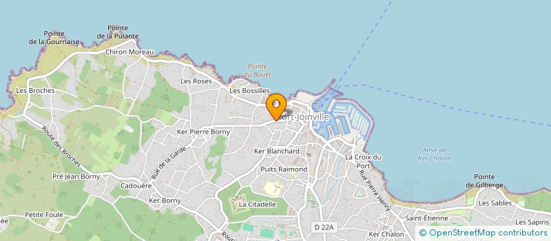 localisation de l'entreprise LES PETITS TRAVAUX DU PORT  L'ILE-D'YEU