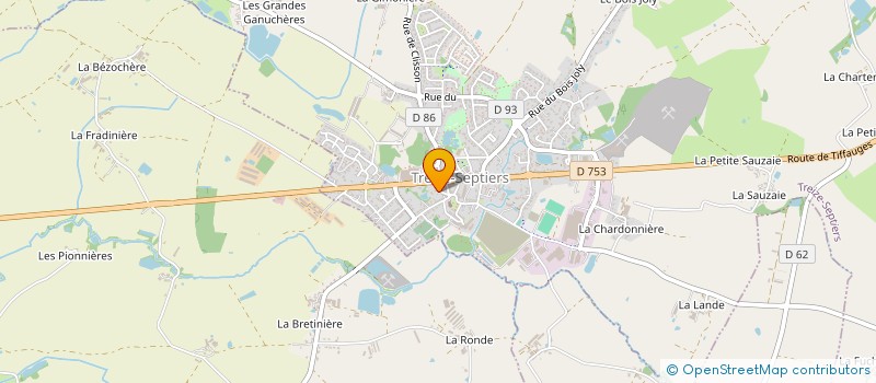 localisation de l'entreprise LES PETITS TRESORS D'HANDY à TREIZE-SEPTIERS