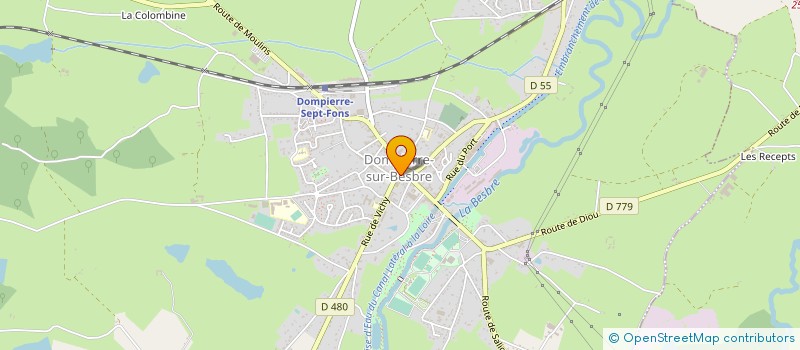 localisation de l'entreprise LES PETITS TRESORS DE MARIE à DOMPIERRE-SUR-BESBRE