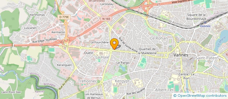 localisation de l'entreprise LES PETITS VANNETAIS  VANNES